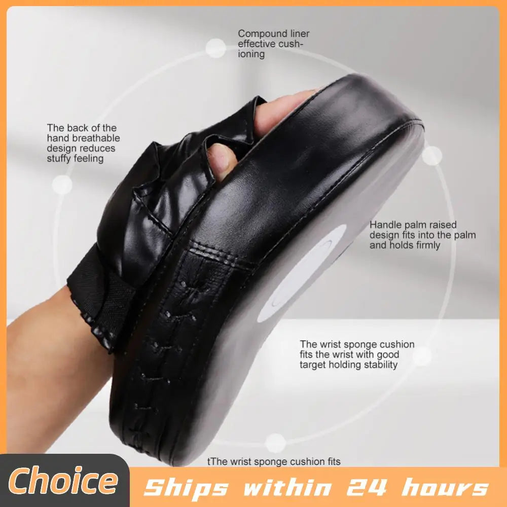 Curved Boxing Hand Target Breathable 5-Finger Hand Target Boxing Focus Pad Muay Thai Pads for Martial Arts Training