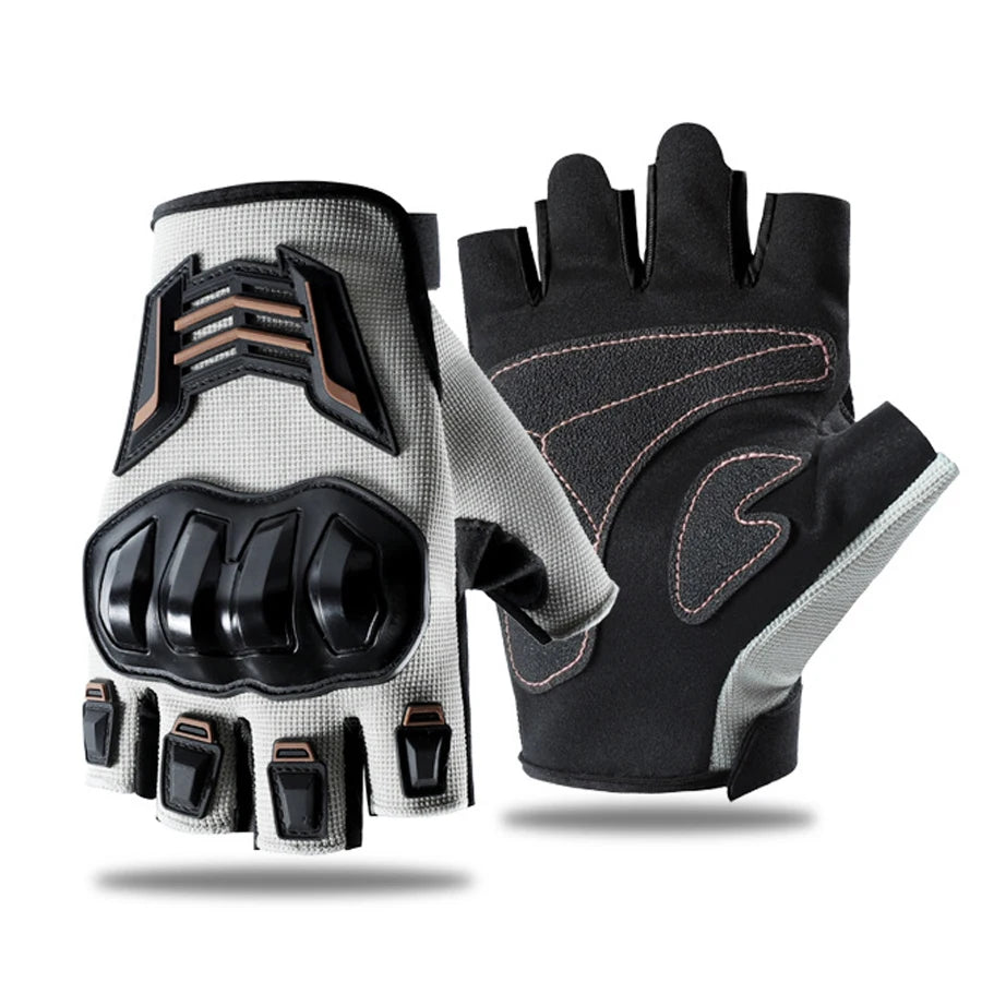 Half Finger Men's Gloves Outdoor F Protective Gloves Sports Wear resistant Motorcycle Bicycle Gloves