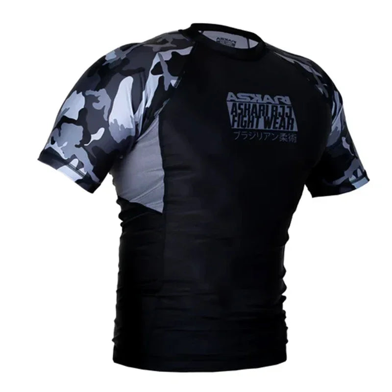 ASKARI New Fighting T-shirt, Quick Drying, Breathable and Anti-wear Clothing, Boxing Training T-shirts for Men and Women,2026
