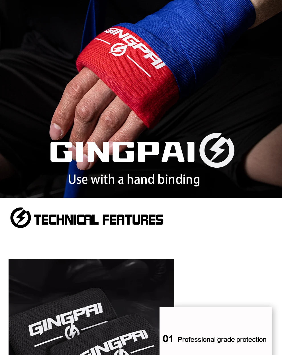 Gel Boxing Gloves Sanda MMA Training Finger Joint Protection Thickened Fist Peak Gel Hand Wraps Boxing Training Accessories
