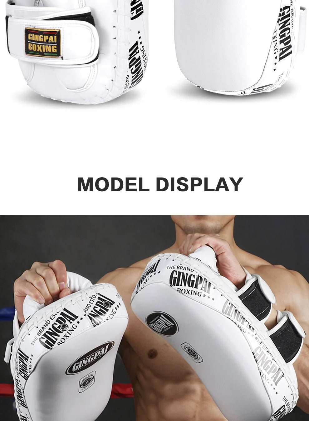 1PC Boxing Pad Sand Bag Fitness MMA BoxingTaekwondo Hand Foot Kicking Pads PU Leather Training Gear Muay Thai Foot Target