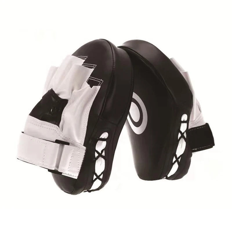 Boxing Curved Focus Boxing Training Hand Pads Punching Mitts Muay Boxing Pads Leatherette MMA Karate Training Equipment