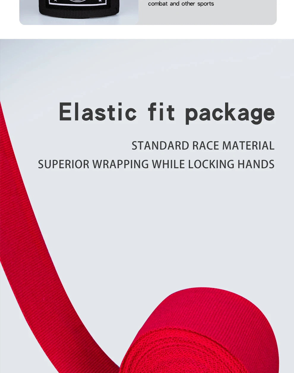 1.5/3/5M Boxing Gloves Elastic Boxing Hand Wraps Breathable Muay Thai Hand Bandage for Kickboxing Muay Thai & MMA