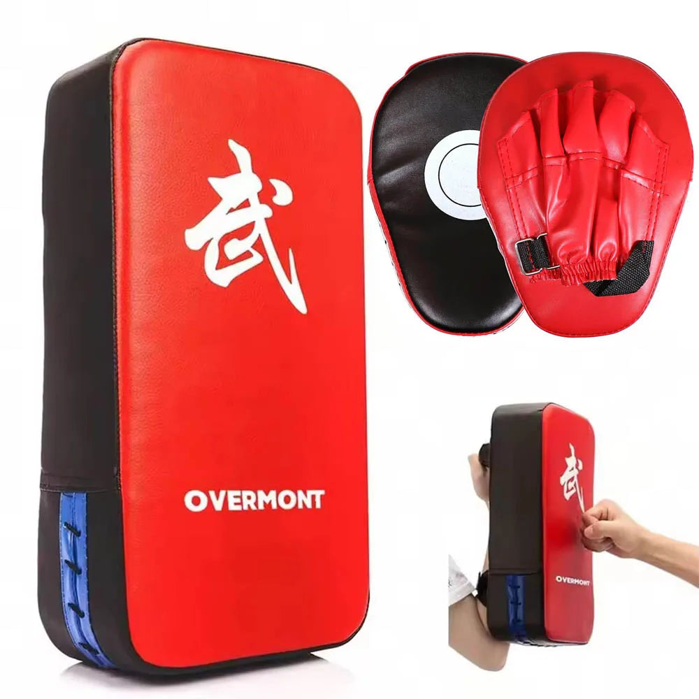 Boxing Foot Target, Leather Hand Target Pads, MMA Muay Thai Pads for Kicking Taekwondo, Kids Adults Boxing Training Equipment