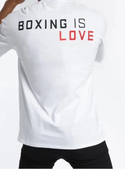 Boxing Is Love 2025 Summer New Boxing Brand BOX RAW Printed Boxing T-shirt Oversized Cotton Unisex Sports and Leisure