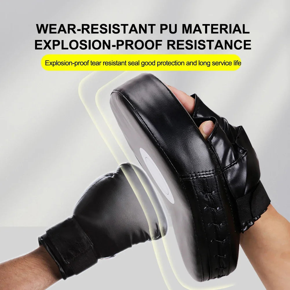 Kick Boxing Gloves Pad PU Leather Punch Target Bag for Adults Kids MMA Karate Muay Thai Free Fight Sanda Training Equipment