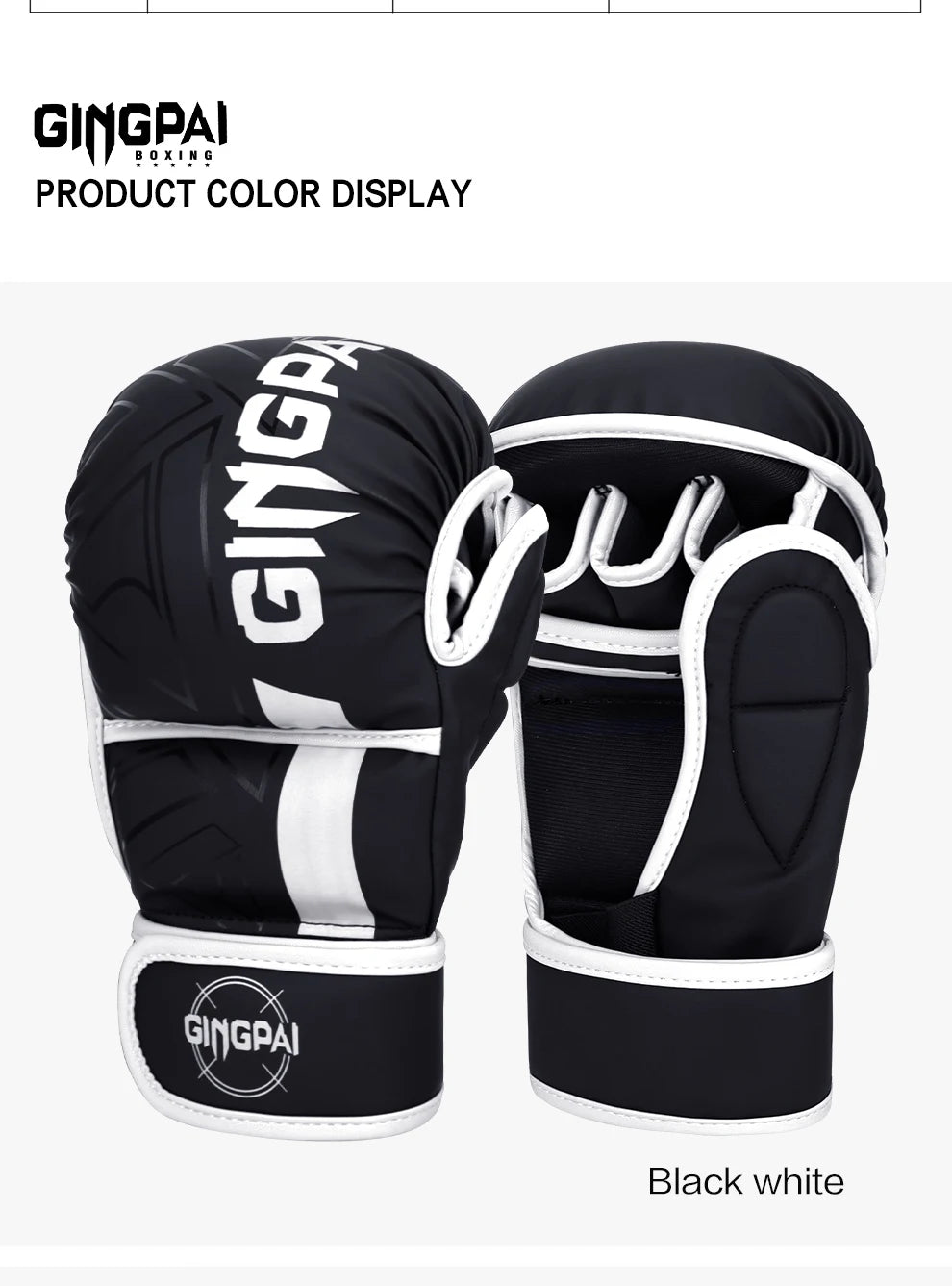 Professional MMA Boxing Gloves Half Finger Sandbag Karate Muay Thai Training Gloves Men Women Thickened Boxing Equipment