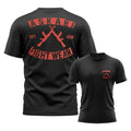 Askari Men's Boxing and Wrestling T-shirts, Summer Sports Round-neck Breathable Short-sleeved T-shirts, Outdoor Training Suits