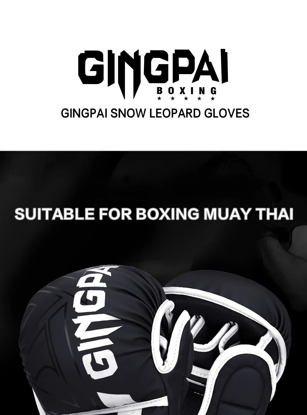 Professional MMA Boxing Gloves Half Finger Sandbag Karate Muay Thai Training Gloves Men Women Thickened Boxing Equipment