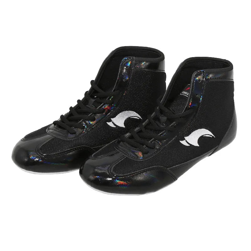 Men Women boxing shoes Rubber outsole breathable Wrestling shoes Women wrestling costume shoes for wrestling