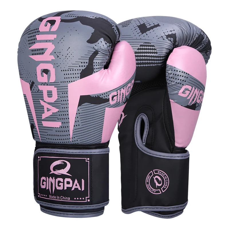 High Quality Leather Wear-Resistant And Breathable Boxing Gloves For Sanda Training, Thickened Protective Combat Gloves