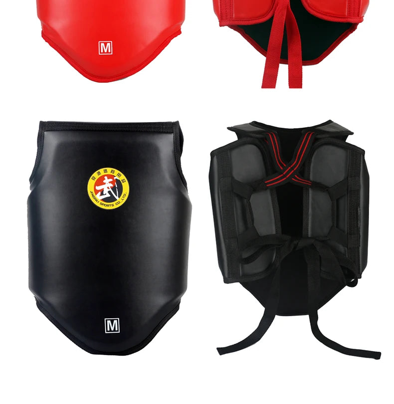New Thickened MMA Chest Protector Sanda Wrestling Chest Support Protective Gear Boxing Sparring Fighting Body Protector