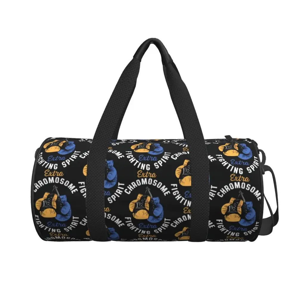 Boxing Gloves Sport Bags Large Gym Bag Portable Men's Custom Handbag Travel Training Retro Fitness Bag