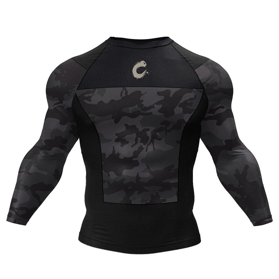 Black No Gi BJJ Jiu Jitsu T-shirt +MMA Shorts Sets Boxing Rashguard for Men Jiu Jitsu Compression Workout Wear Sport Jerseys