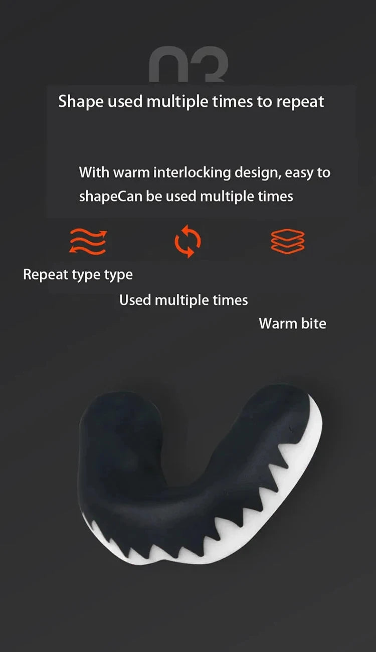 Sports Mouth Guard for Boxing Rugby Basketball, Orthodontic Friendly Teeth Protector, Professional Athletic Dental Protection Ge