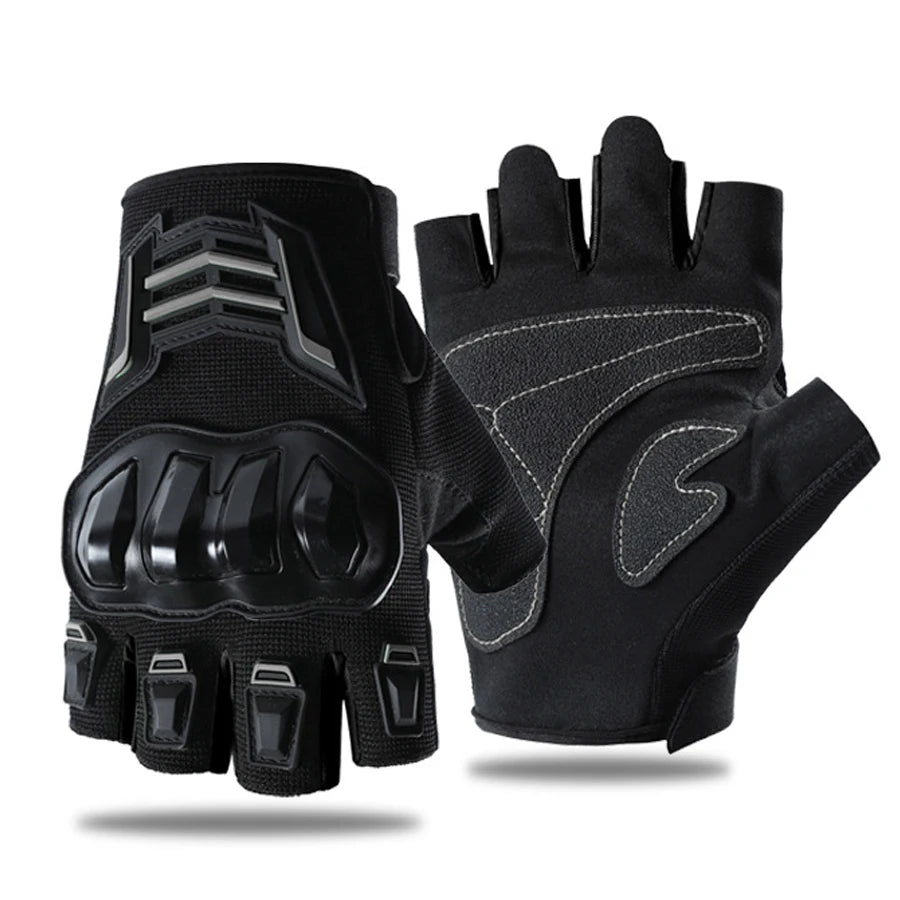 Half Finger Men's Gloves Outdoor F Protective Gloves Sports Wear resistant Motorcycle Bicycle Gloves