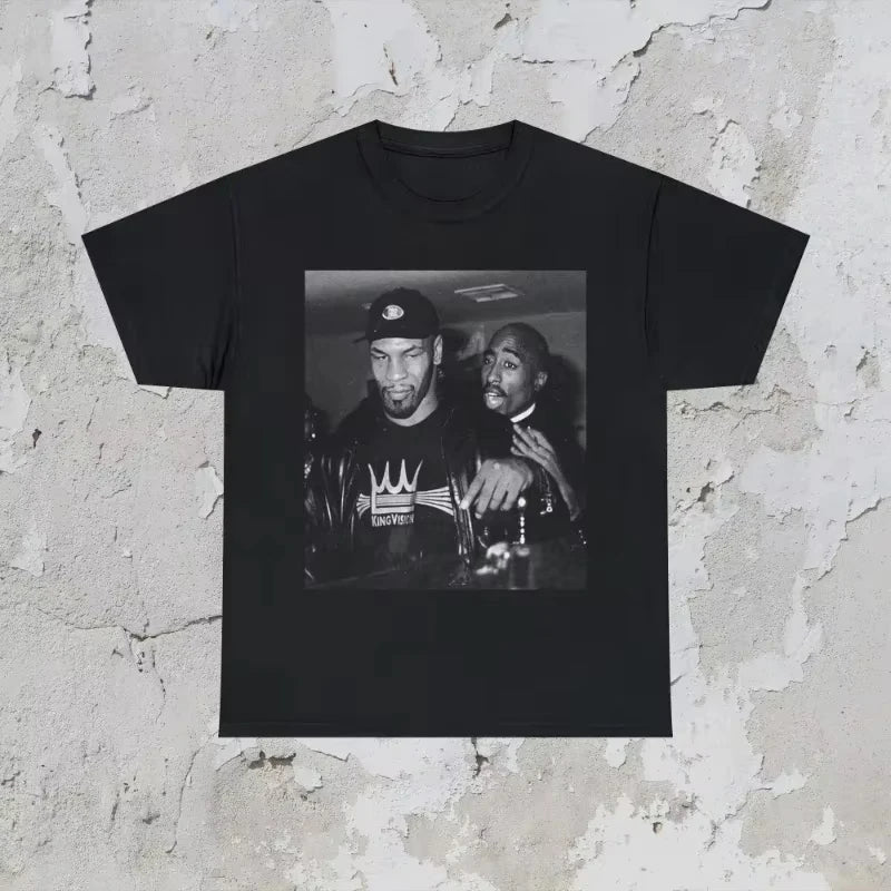 Mike Boxing Printed Retro T-Shirt, Unisex, Large Size, Tyson T-Shirt, Summer Street Trend Brand, Couple Wear