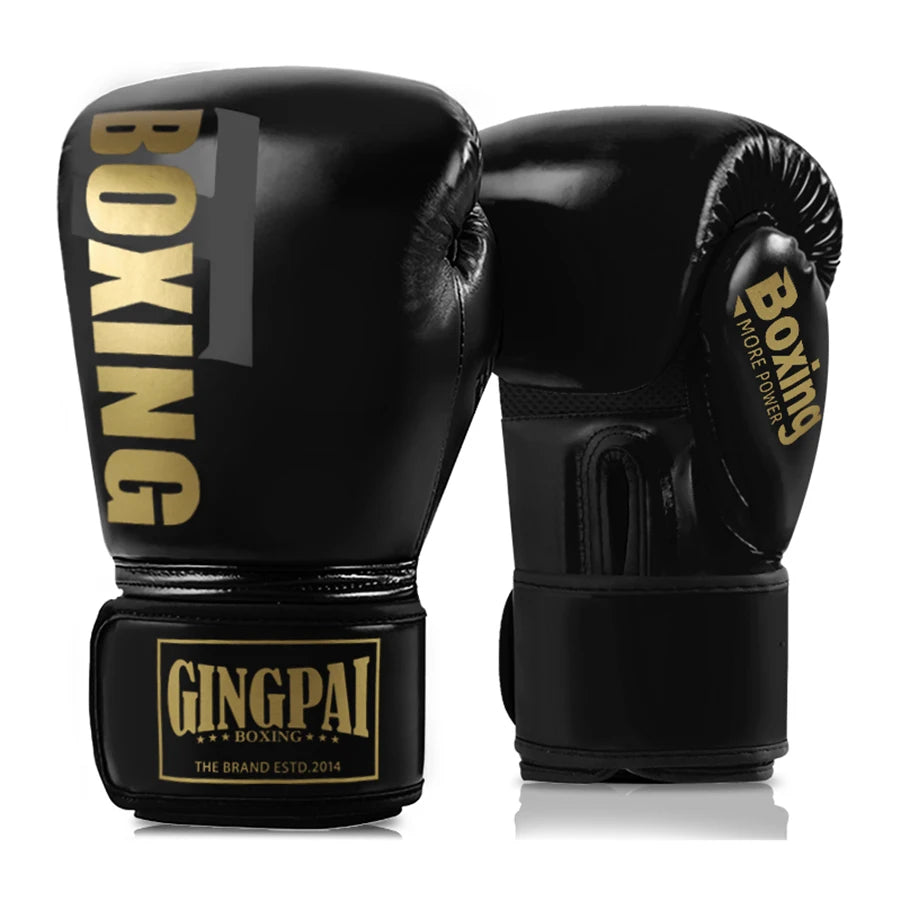 6-12oz Boxing gloves for adults children men Sanda professional women Muay Thai teenagers beginners boxing training equipment