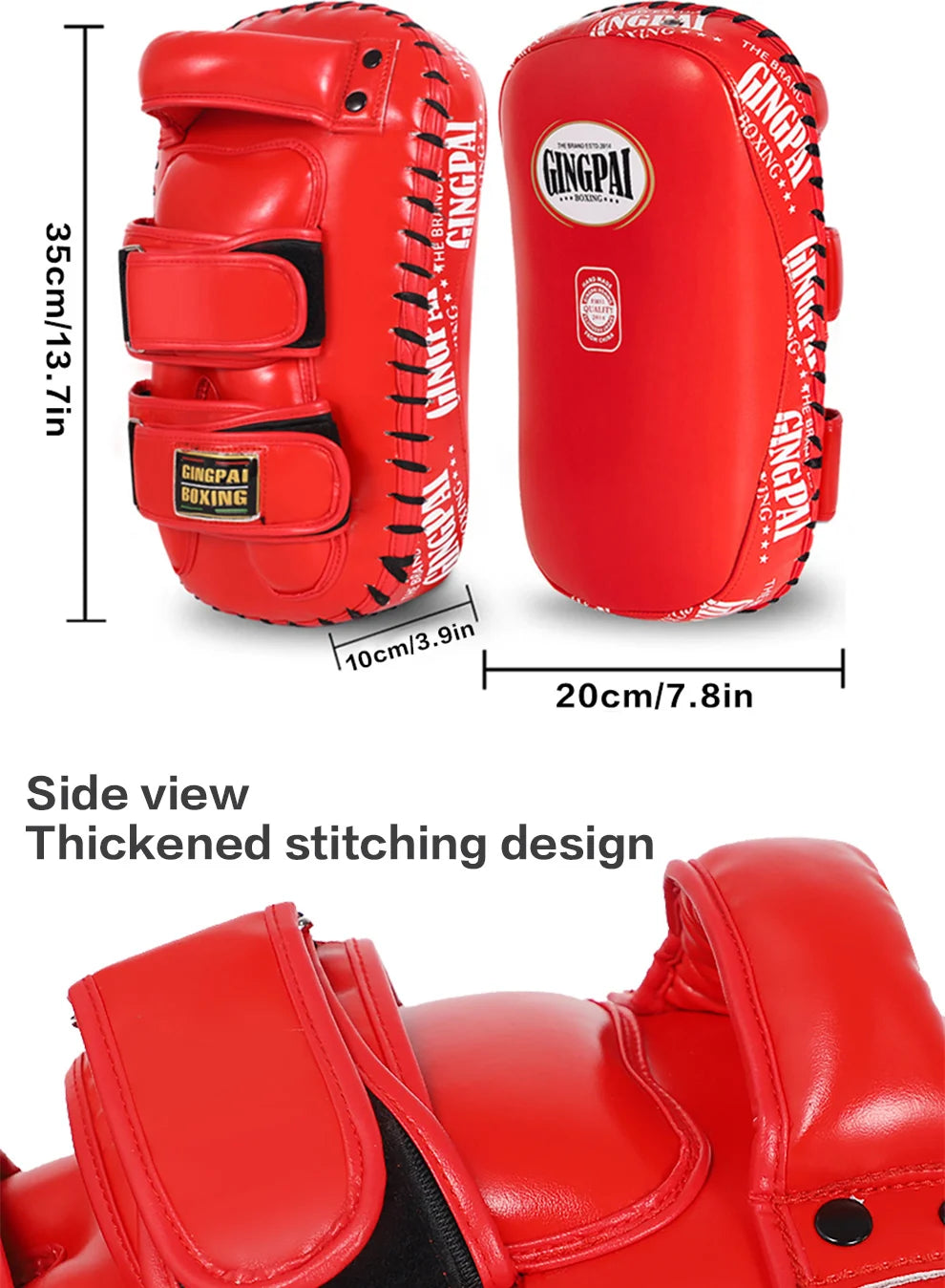 1PC Boxing Pad Sand Bag Fitness MMA BoxingTaekwondo Hand Foot Kicking Pads PU Leather Training Gear Muay Thai Foot Target
