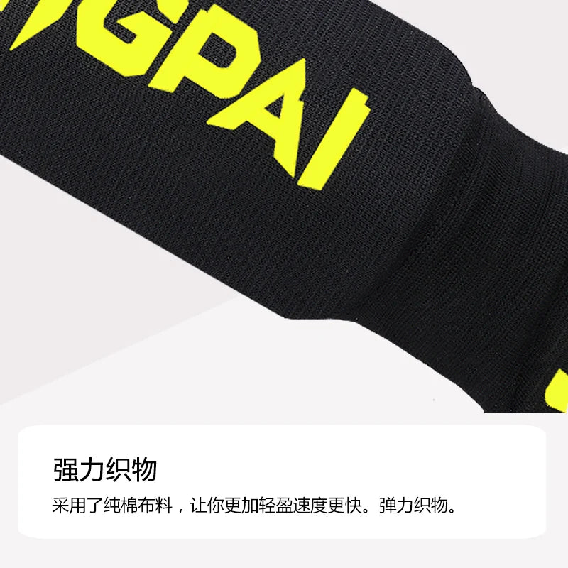 Cotton Instep Shin Guard Karate/Sanda/Taekwondo/Muay Thai/Boxing Leggings Ankle Support Protection Foot Brace Equipment