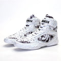 High-top Men's Boxing Shoes Breathable Fighting Wrestling Shoes Women's Anti-slip Sanda Sneakers Mesh Boxing Training Shoes