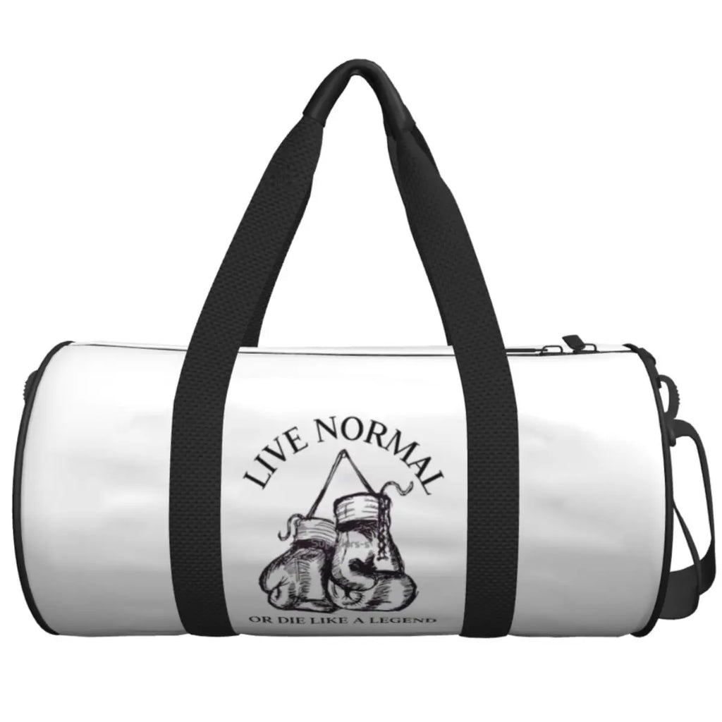 Boxing Gloves Sport Bags Large Gym Bag Portable Men's Custom Handbag Travel Training Retro Fitness Bag