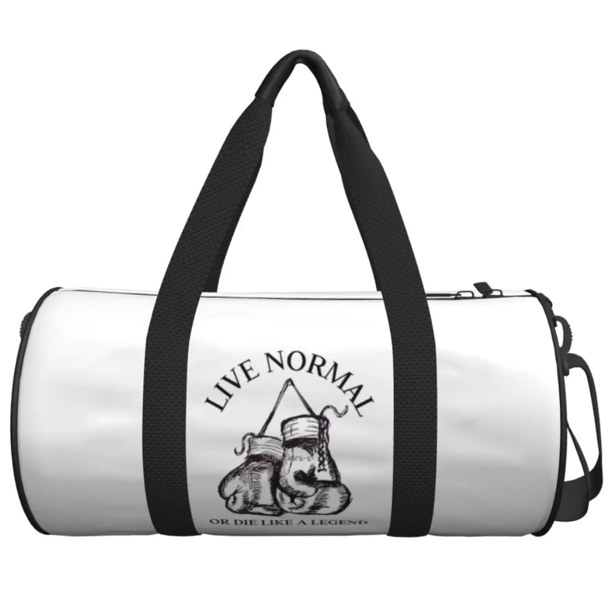 Boxing Gloves Sport Bags Large Gym Bag Portable Men's Custom Handbag Travel Training Retro Fitness Bag