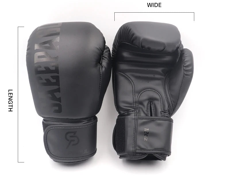 Boxing Gloves 8 10 12 14 16OZ Muay Thai Guantes De Boxeo Sanda Free Fight MMA Kick Boxing Training Gloves Mitts For Men Women