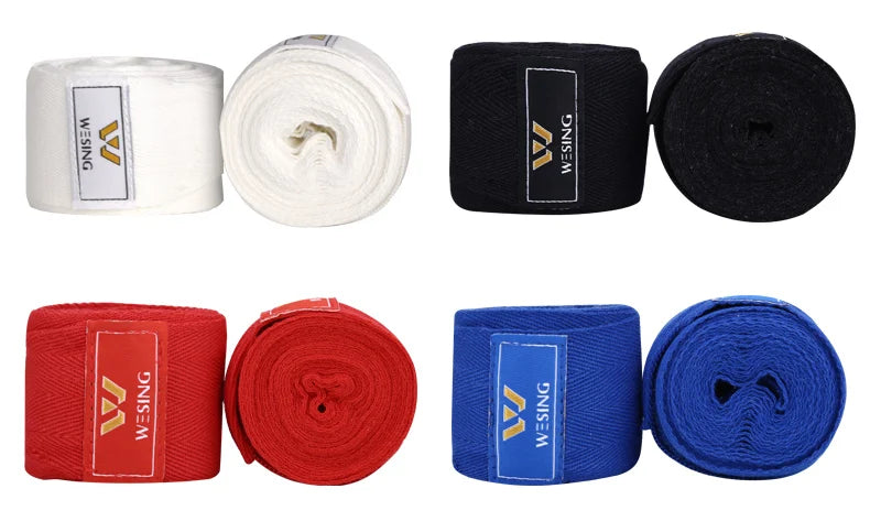 Wesing Cotton Boxing Handwraps Kickboxing Gym Sport Support Fitness Handwrape Protection Hand Wrap