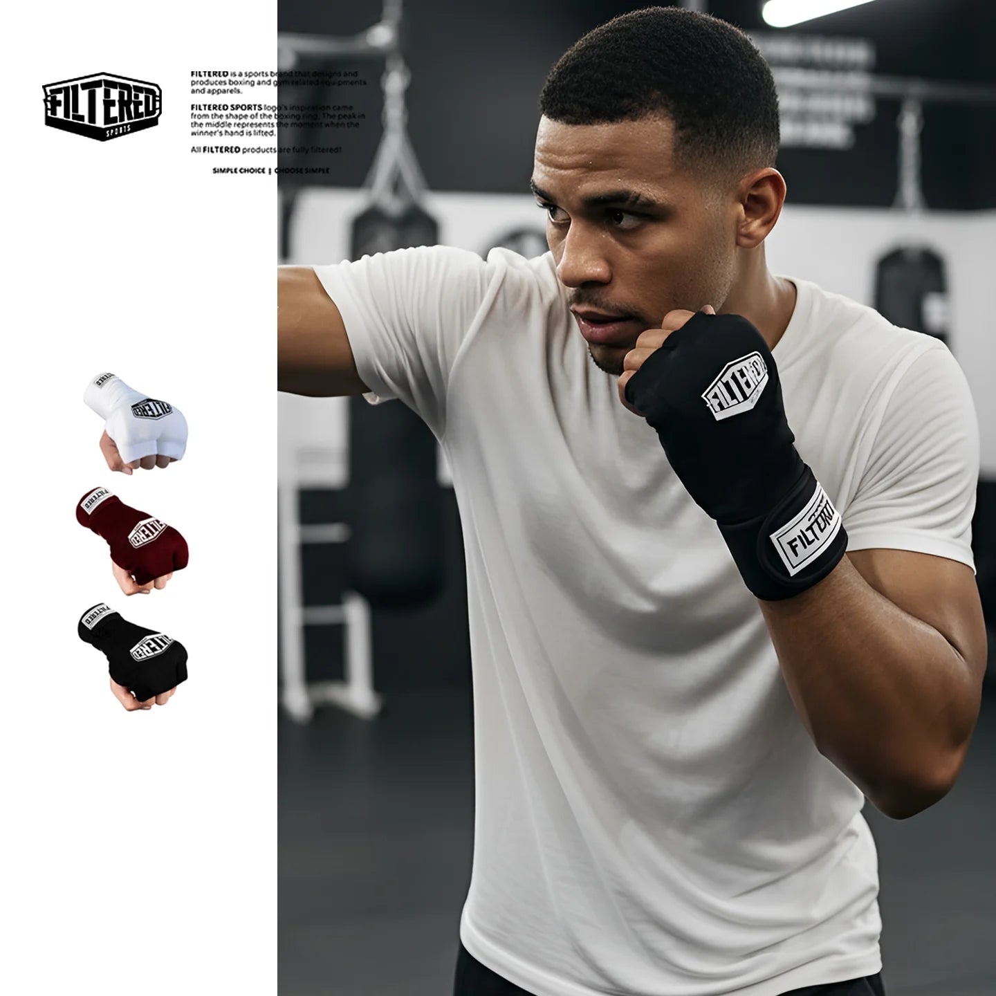Speed Wrap Hand Wraps for Boxing & MMA - Quick Self-Adjusting Gel Padding, Hand Protection for Training, Fighting, Fitness