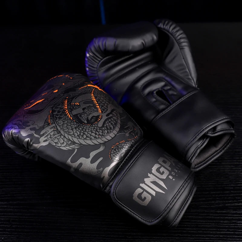 10/12/14oz Boxing Gloves Professional Adult Sanda Muay Thai Fighting Gloves Men and Women Training Sandbag Free Fight MMA