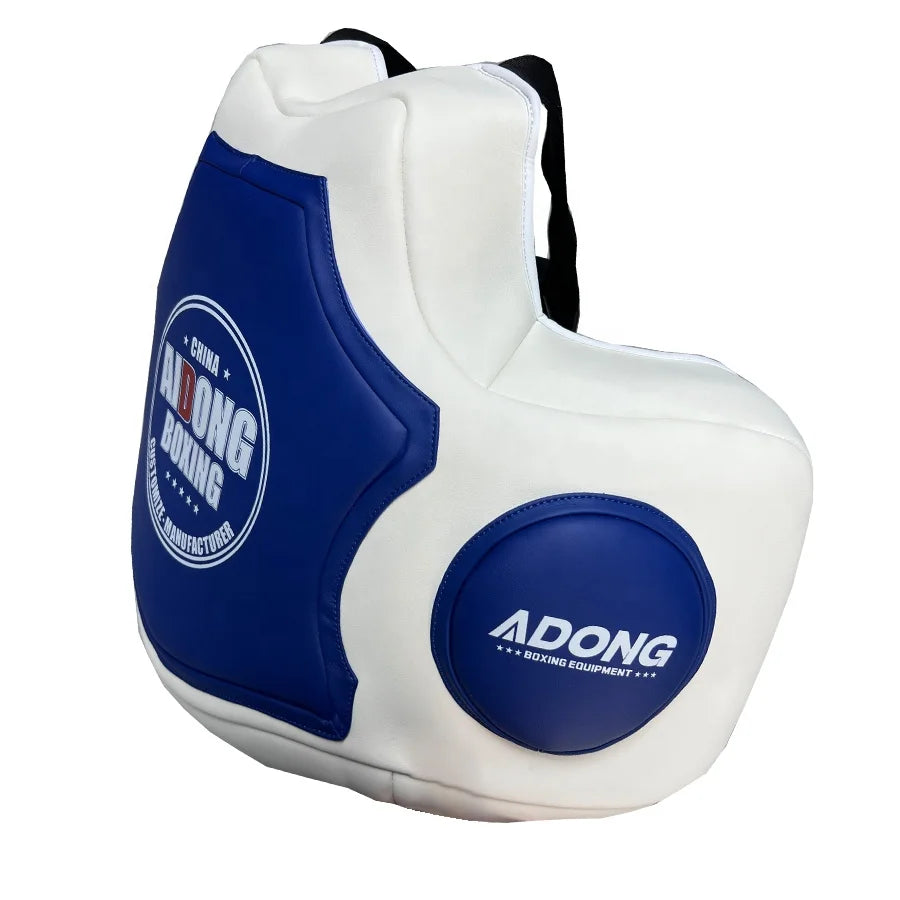 MMA Thai Kick Boxing Training Chest Guard Leather Martial Arts Body Guard