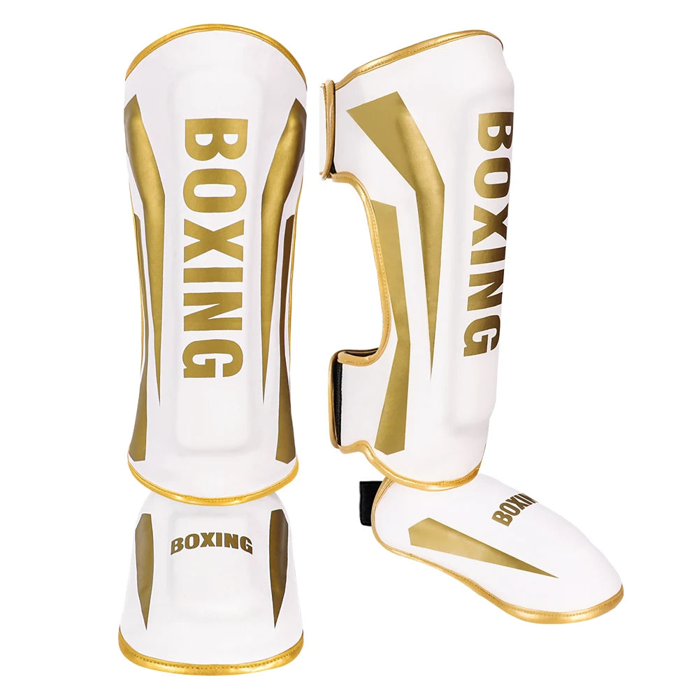 Muay Thai leg protection Sanda combat back of foot protection shin protection boxing thickened combat gear ankle protection