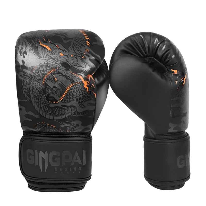 10/12/14oz Boxing Gloves Professional Adult Sanda Muay Thai Fighting Gloves Men and Women Training Sandbag Free Fight MMA