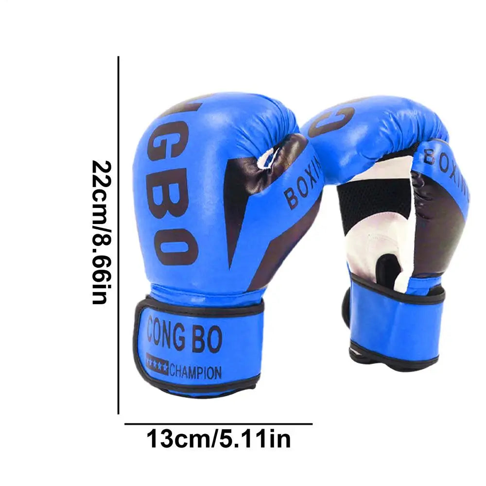 Boxing Punching Gloves Adjustable Boys Protective Sparring Mitts Comfortable Boxing Wraps Gloves for 6-12 Years Old Boys Girls