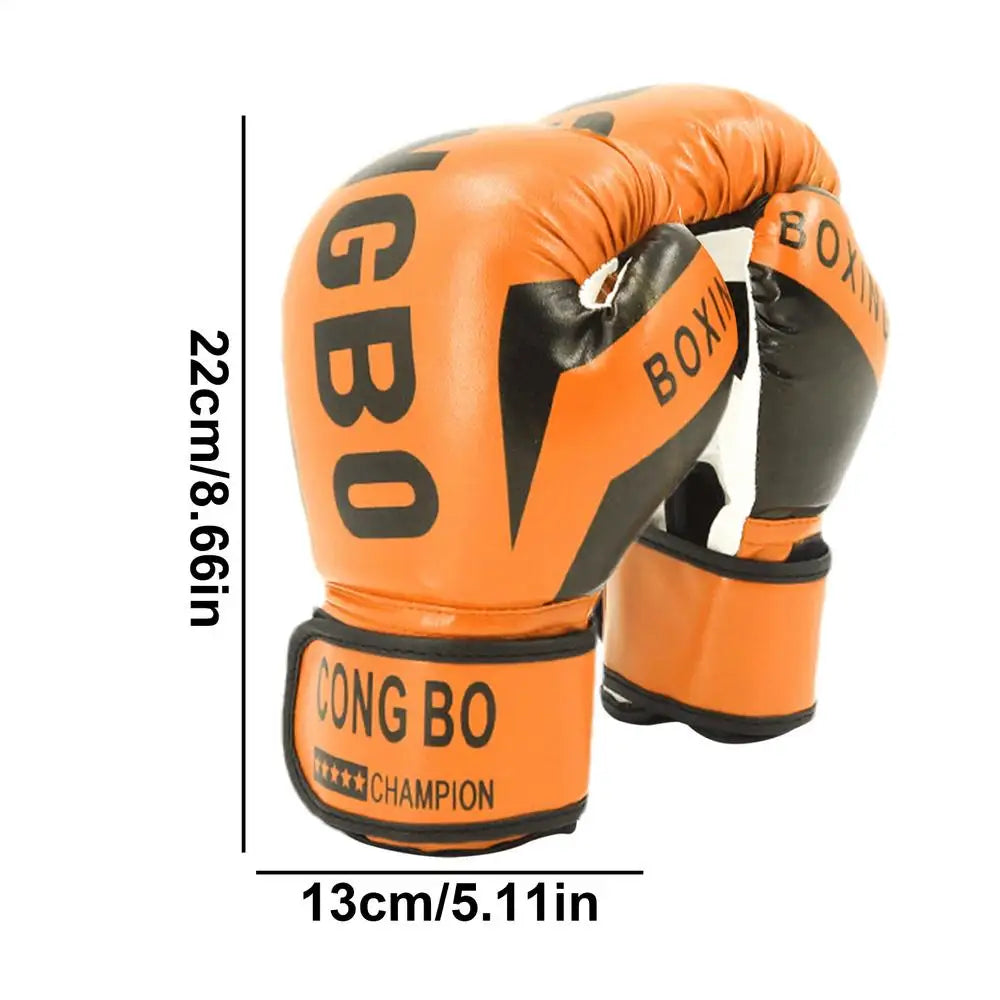 Boxing Punching Gloves Adjustable Boys Protective Sparring Mitts Comfortable Boxing Wraps Gloves for 6-12 Years Old Boys Girls