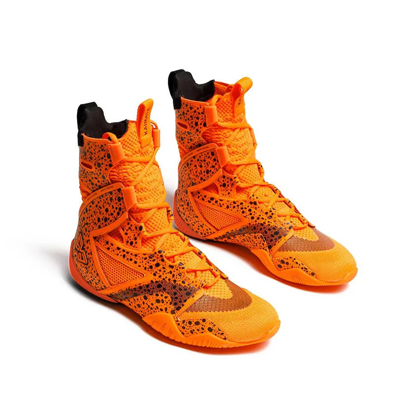 Boxing Shoes Men Boxing Boots Top Quality Combat Athletic Breathable Fighting Sneakers Casual Non-Slip Equipment Wrestling Boots