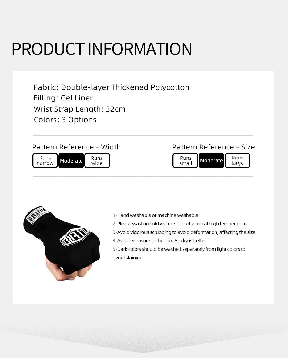 Speed Wrap Hand Wraps for Boxing & MMA - Quick Self-Adjusting Gel Padding, Hand Protection for Training, Fighting, Fitness