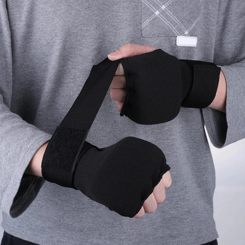 Gel Boxing Gloves Breathable Hand Wrap Inner Gloves Muay Thai Mitts Boxing Training Accessories Half Finger Boxing Gloves