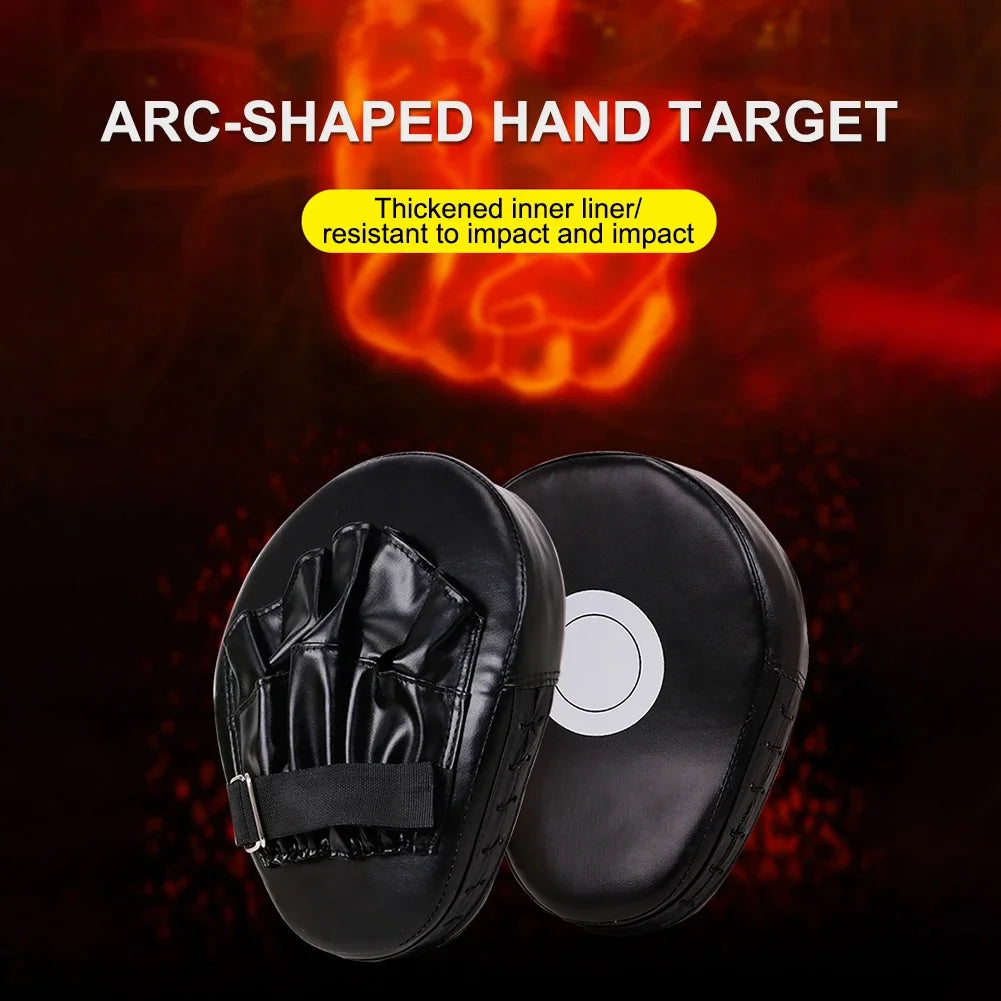 Kick Boxing Gloves Pad PU Leather Punch Target Bag for Adults Kids MMA Karate Muay Thai Free Fight Sanda Training Equipment