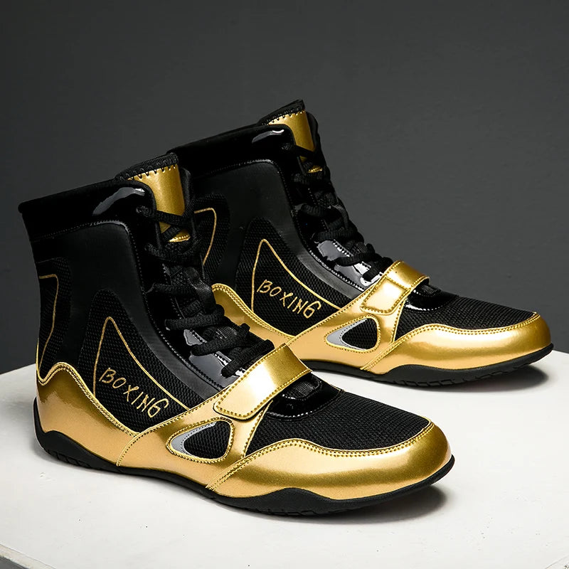 New Style Professional Boxing Shoes Men Comfortable Boxing Sneakers Breathable Wrestling Fighting Shoes Non Slip Combat Sneakers
