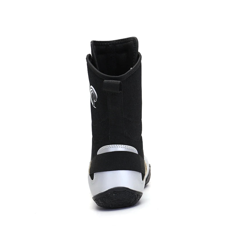 Professional Boxing Shoes Men High Top Wrestling Training Sneakers 7517