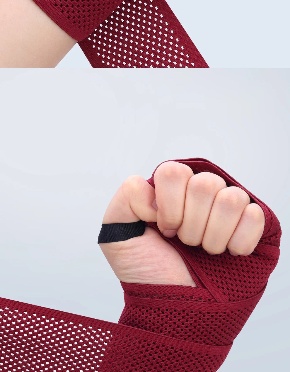 2 Rolls 3/5M Elastic Boxing Bandage Sports Strap Sanda Kick Boxing MMA Hand Gloves Wraps Belt Boxing Sports Wraps Bandage