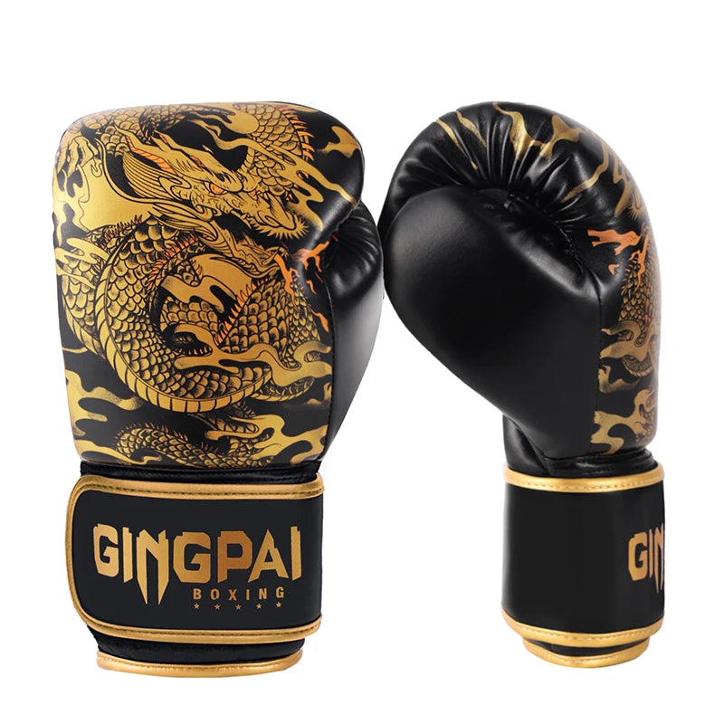 10/12/14oz Boxing Gloves Professional Adult Sanda Muay Thai Fighting Gloves Men and Women Training Sandbag Free Fight MMA