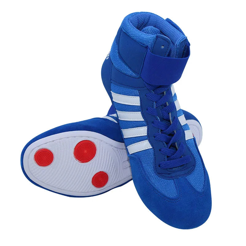 Men Women boxing shoes Rubber outsole breathable Wrestling shoes Women wrestling costume shoes for wrestling
