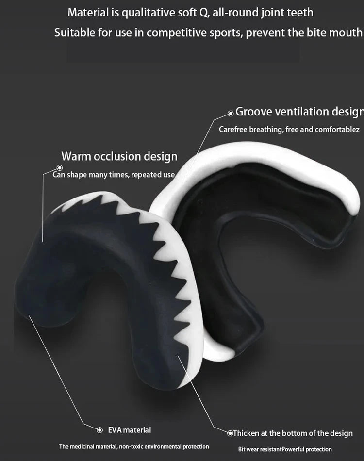 Sports Mouth Guard for Boxing Rugby Basketball, Orthodontic Friendly Teeth Protector, Professional Athletic Dental Protection Ge