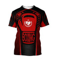 Boxing Training T-shirt Tough Guy Boxer Graphic T Shirt for Men Clothing Quick Dry Tshirt Unisex Gym Fitness Sports Short Sleeve