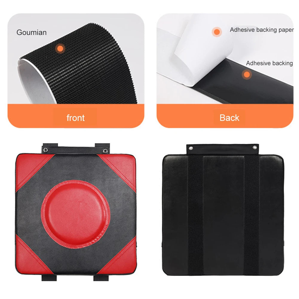 Boxing Punch Target PU Leather Boxing Training Sandbag Adjustable Height Punching Bag Wall Punching Pad for Martial Arts Karate