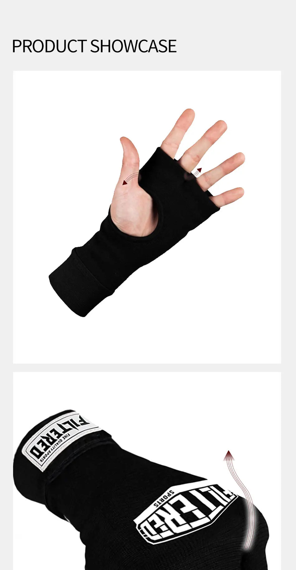 Speed Wrap Hand Wraps for Boxing & MMA - Quick Self-Adjusting Gel Padding, Hand Protection for Training, Fighting, Fitness