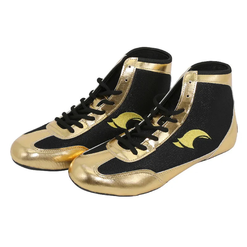 Men Women boxing shoes Rubber outsole breathable Wrestling shoes Women wrestling costume shoes for wrestling